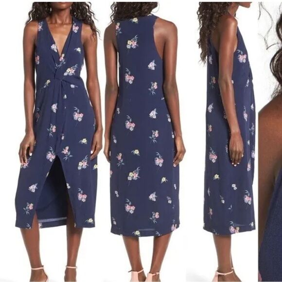 Majorelle Copacabana Dress Navy Floral Women's Size Small - Picture 2 of 12